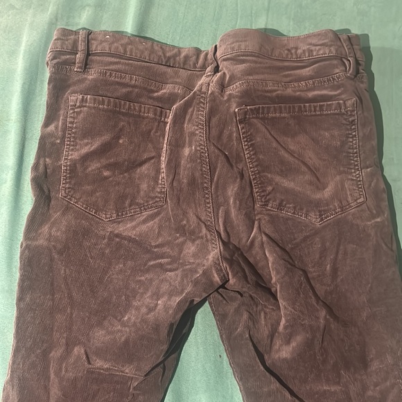 Loft Skinny Ankle Corduroy Grey Size 31/12 - Picture 4 of 4